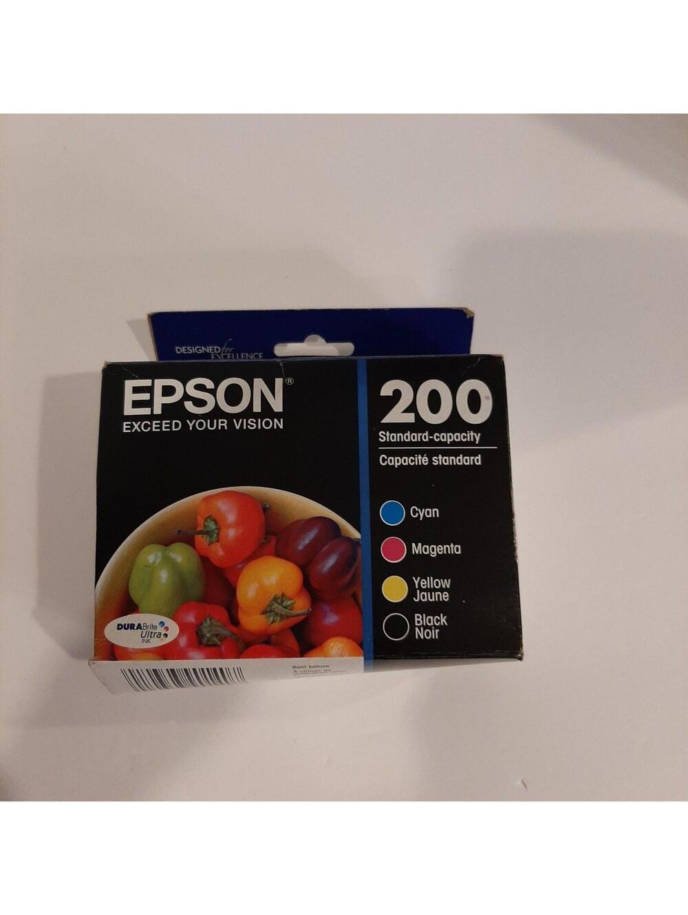 Epson 200 Dura Brite Ultra Ink Best by 08/2017 4 Cartidges